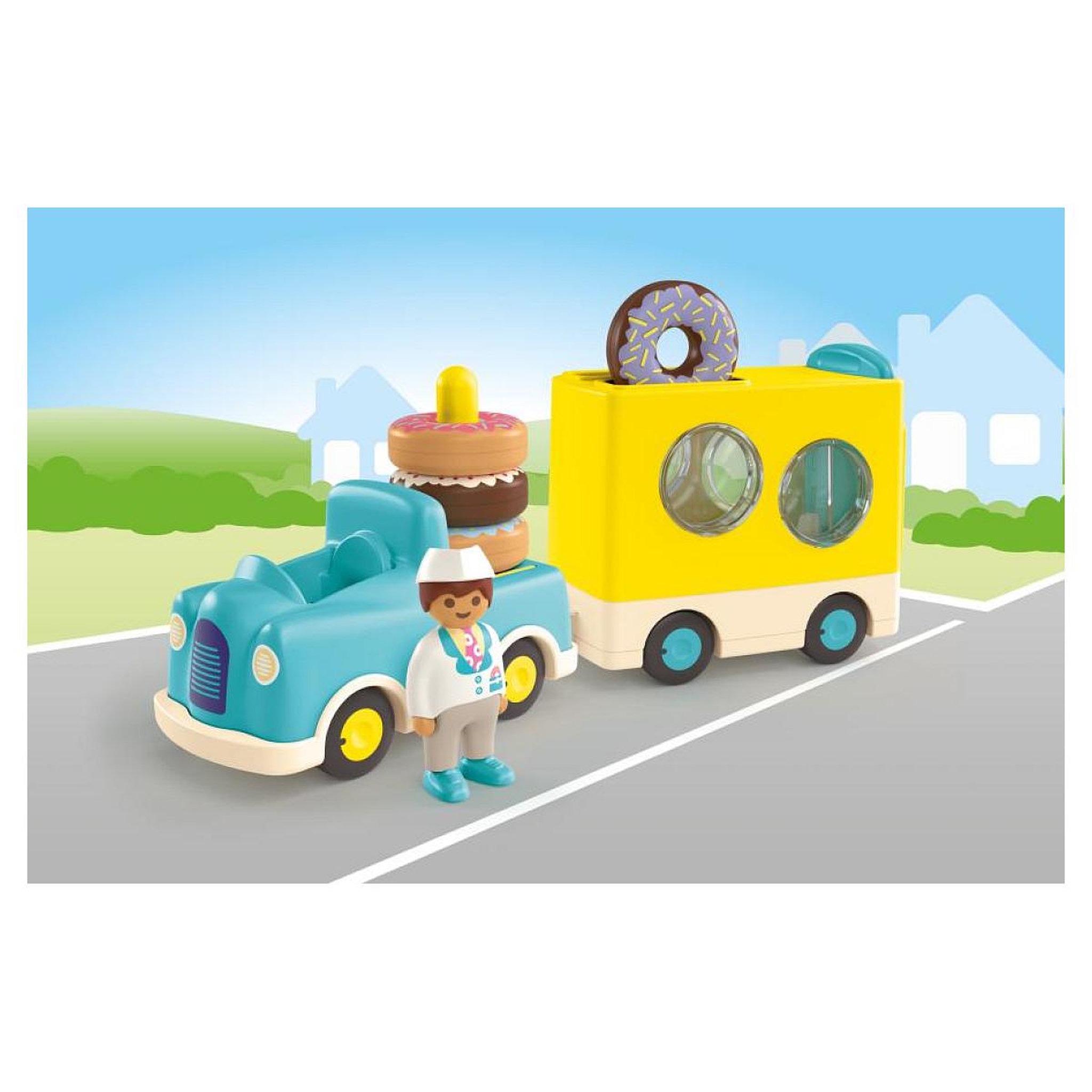 Voir la diapositive 5 : PLAYMOBIL 71702 - Camion de donuts junior