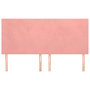 Voir la diapositive 3 : VIDAXL Tetes de lit 4 pcs Rose 100x5x78/88 cm Velours