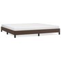 Voir la diapositive 2 : VIDAXL Cadre de lit sans matelas marron 200x200 cm similicuir