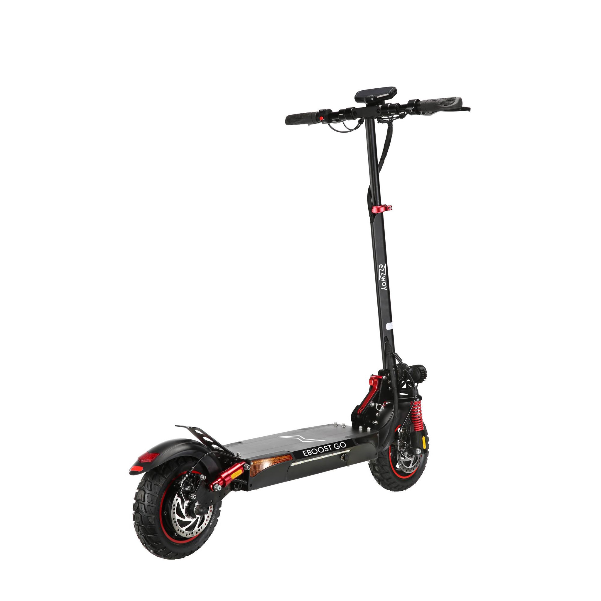 Voir la diapositive 1 : URBANGLIDE EBOOST GO â€  Autonomie Jusqu'a 50 km â€  Trottinette Ã‰lectrique Adulte â€  Poids 23Kg â€  Batterie 54V â€  Pneu Cross 10  Tubeless