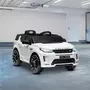 PLAY4FUN Voiture électrique SUV pour enfant Land Rover Discovery 2x 25W - marche AV/AR, Phares et Système audio