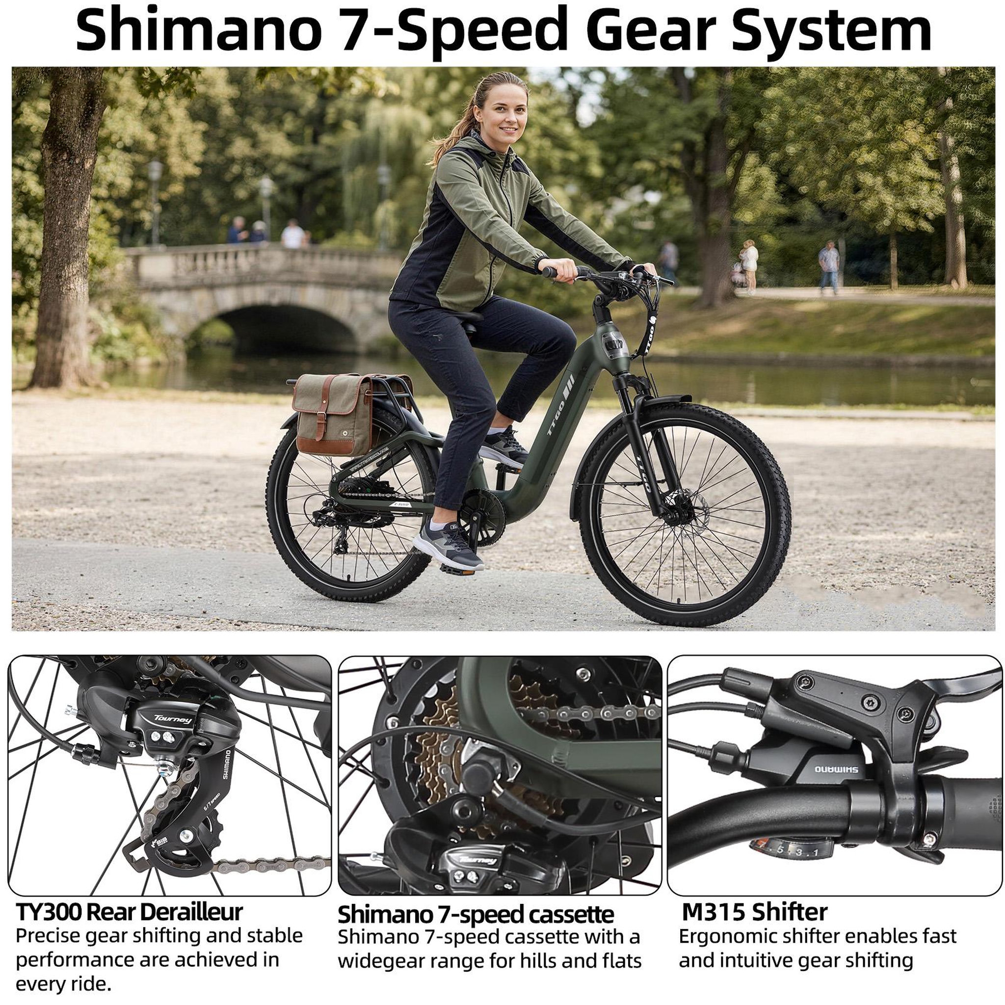 Voir la diapositive 5 : TTGO Vélo électrique TTGO E-SUVO, 48 V 15 Ah