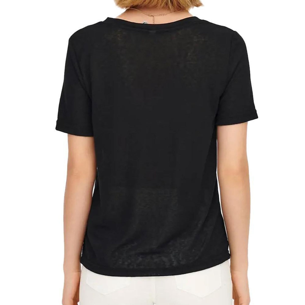JACQUELINE DE YONG T-shirt Noir Femme JDY Carmen