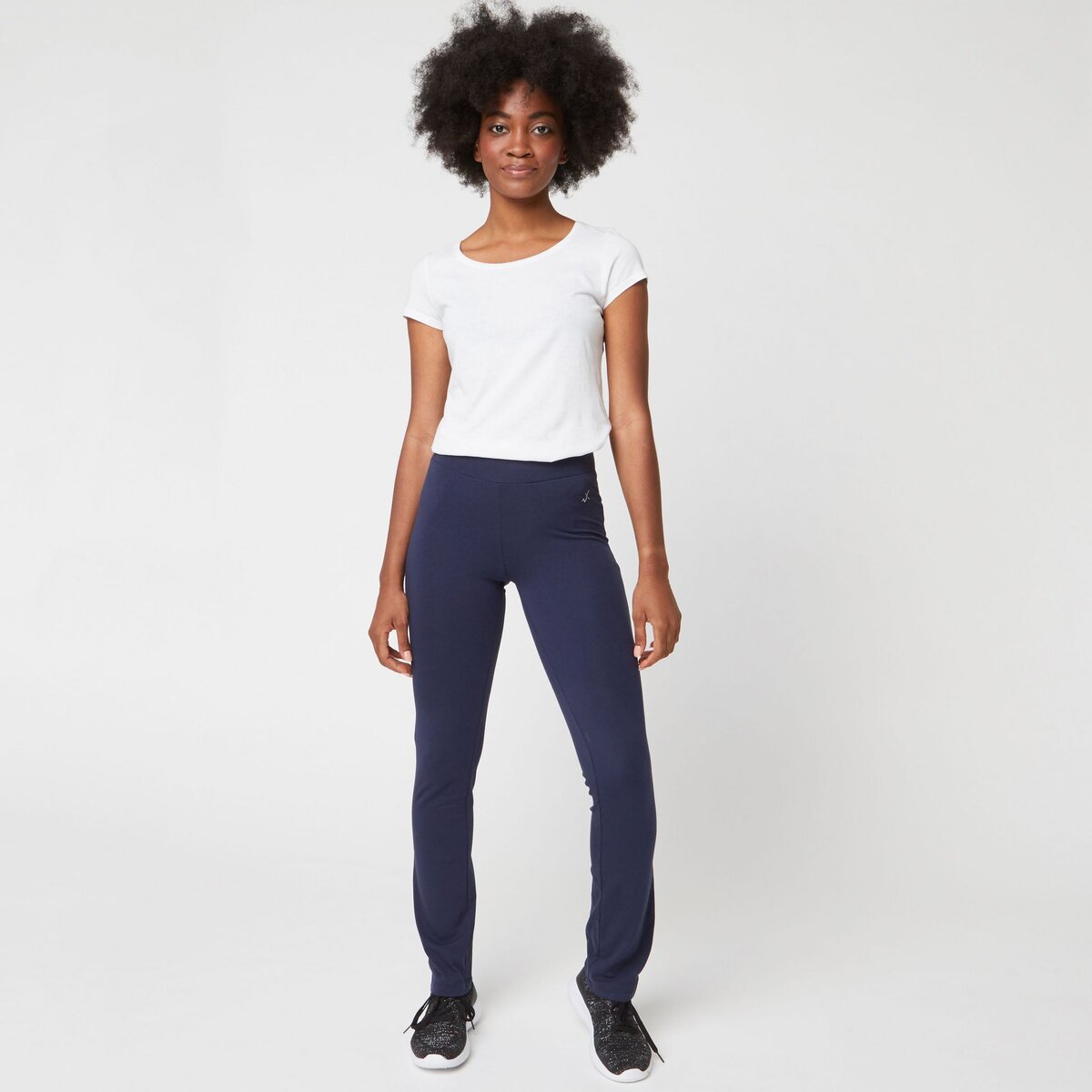 IN EXTENSO Pantalon de sport bleu marine femme pas cher Auchan