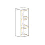 Voir la diapositive 4 : Paris Prix Vitrine LED Murale Design  Fly A2  126cm Noir