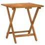 Voir la diapositive 5 : VIDAXL Ensemble de bistro pliable 3 pcs avec coussins Acacia solide
