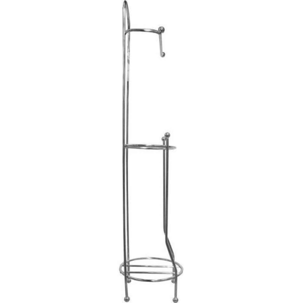 FIVE Dérouleur de Papier Toilette  Réserve  66cm Argent