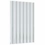 Voir la diapositive 5 : VIDAXL Panneaux de toit 36 pcs Acier enduit de poudre Argente 60x36 cm