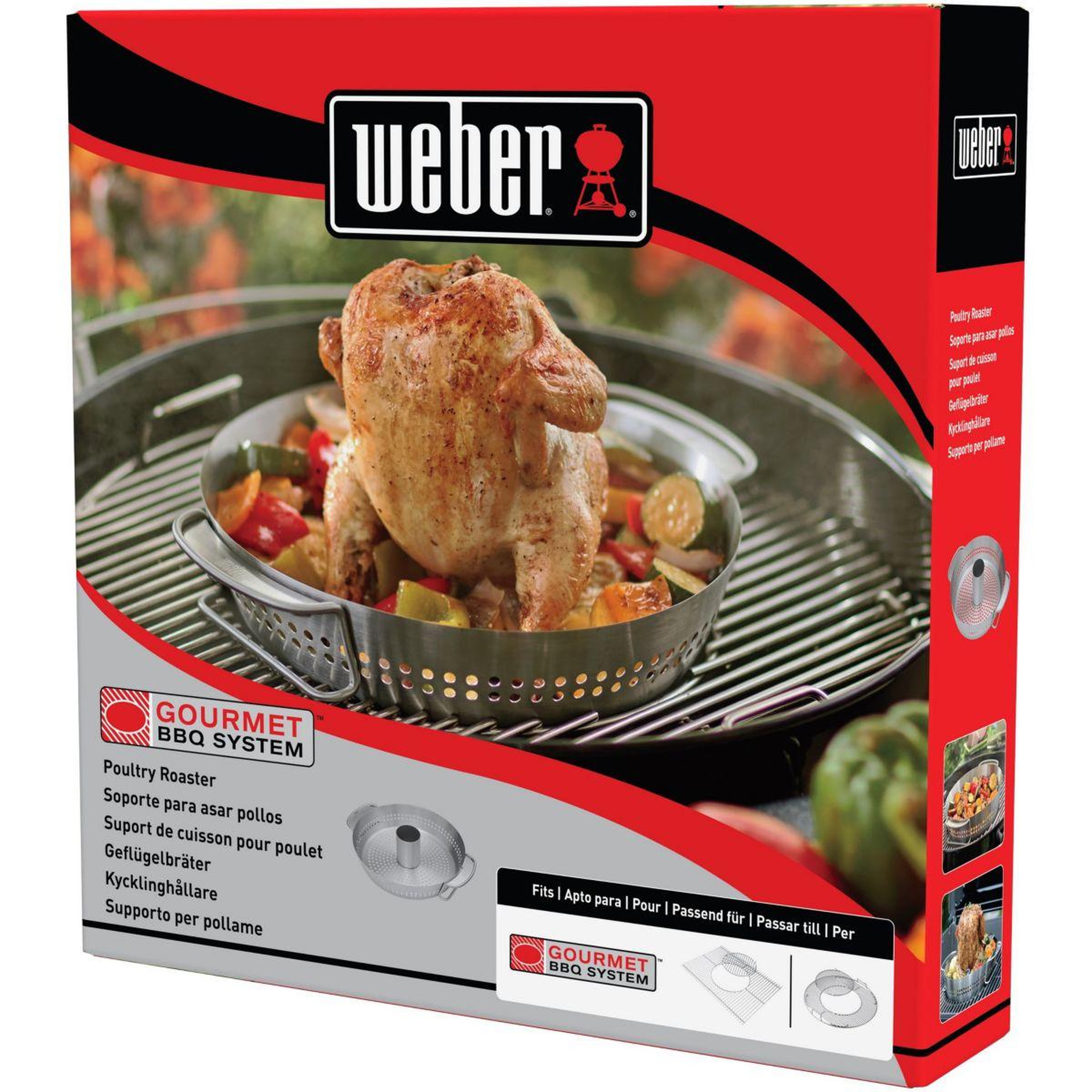 Voir la diapositive 5 : Weber Support barbecue pour poulet gourmet bbq system