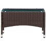 Voir la diapositive 2 : VIDAXL Table basse Marron 60x40x36 cm Resine tressee