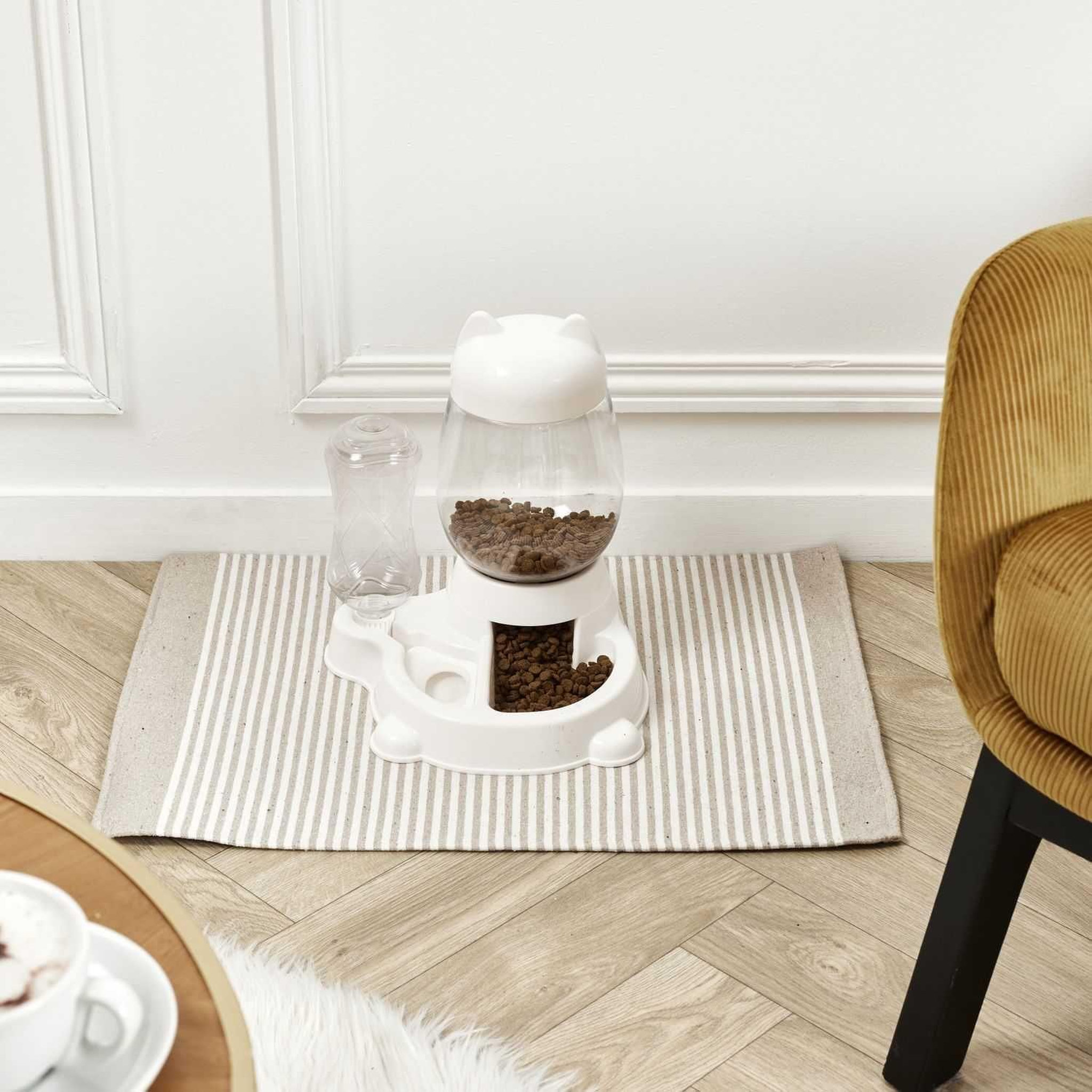 Voir la diapositive 2 : The concept Factory Distributeur d'eau et de croquettes pour chien et chat keiko
