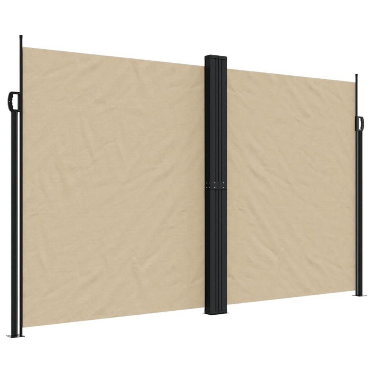 VIDAXL Auvent lateral retractable beige 200x600 cm