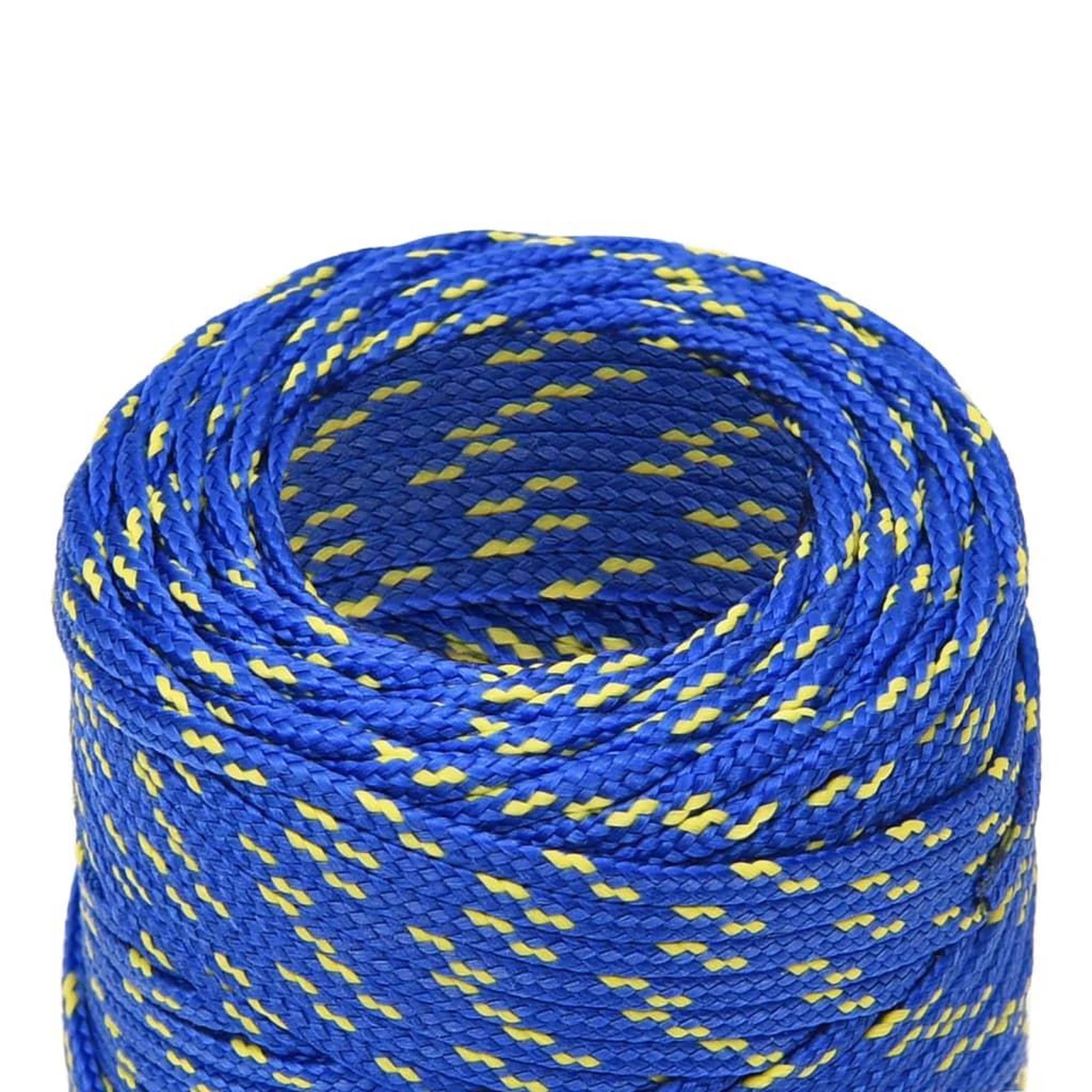 Voir la diapositive 4 : VIDAXL Corde de bateau Bleu 2 mm 25 m Polypropylene