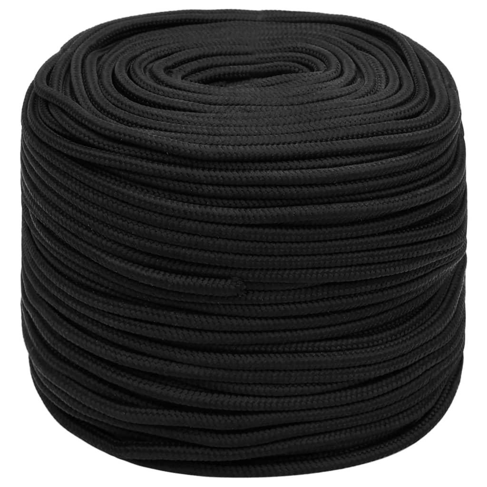 Voir la diapositive 2 : VIDAXL Corde de bateau Noir complet 10 mm 100 m Polypropylene