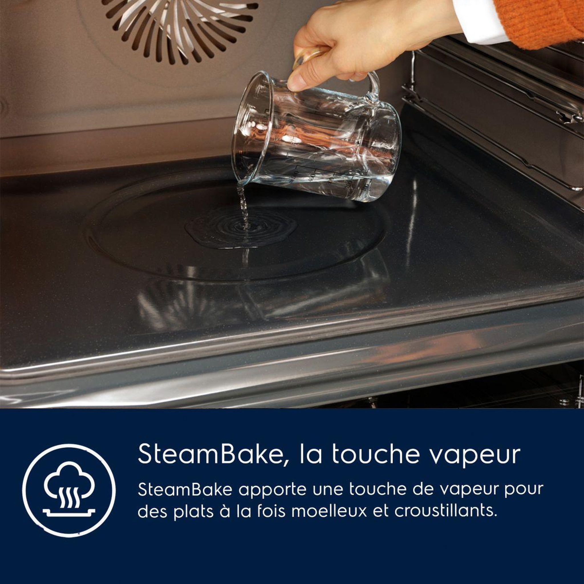 Voir la diapositive 3 : ELECTROLUX Four encastrable eod6p46x pyrolyse chaleur tournante et vapeur steambake 72l