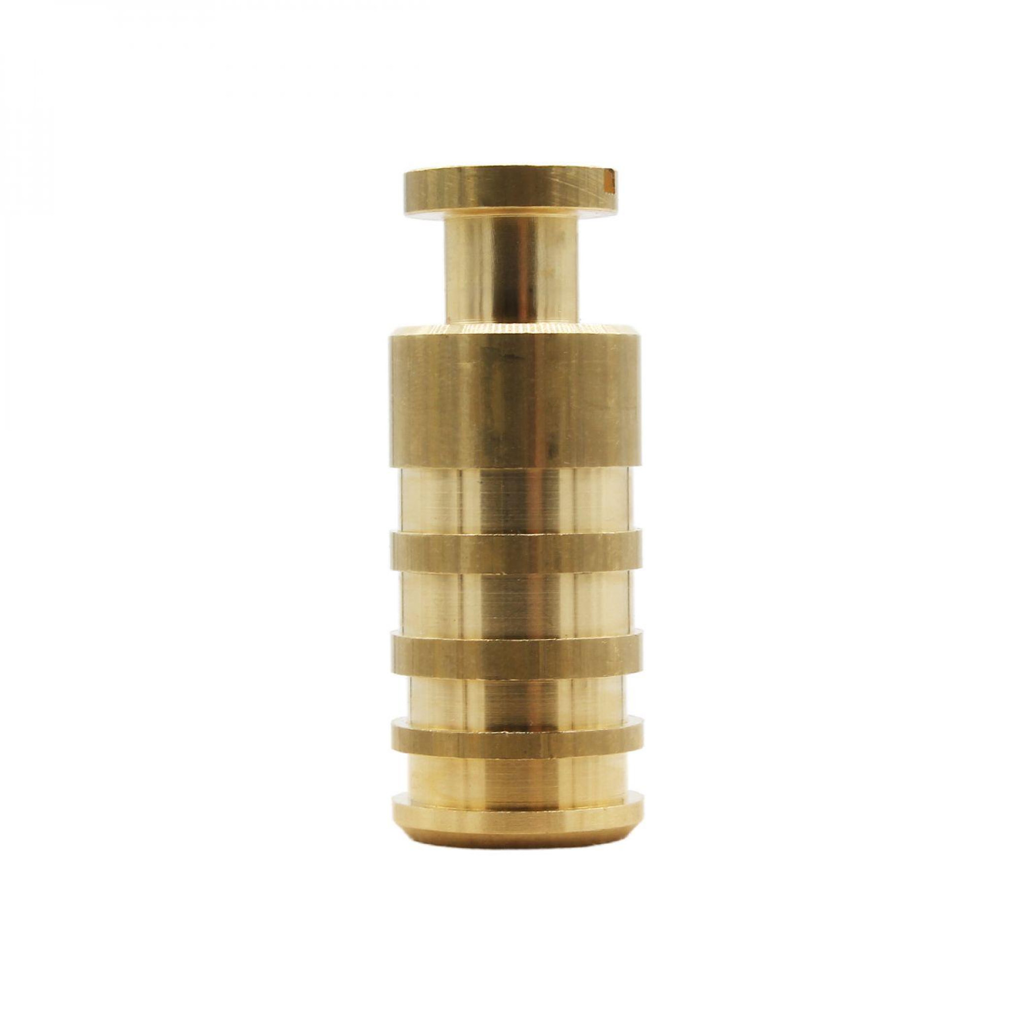 Voir la diapositive 3 : LINXOR Lot de 10 pitons escamotables en laiton - Diam 20 mm