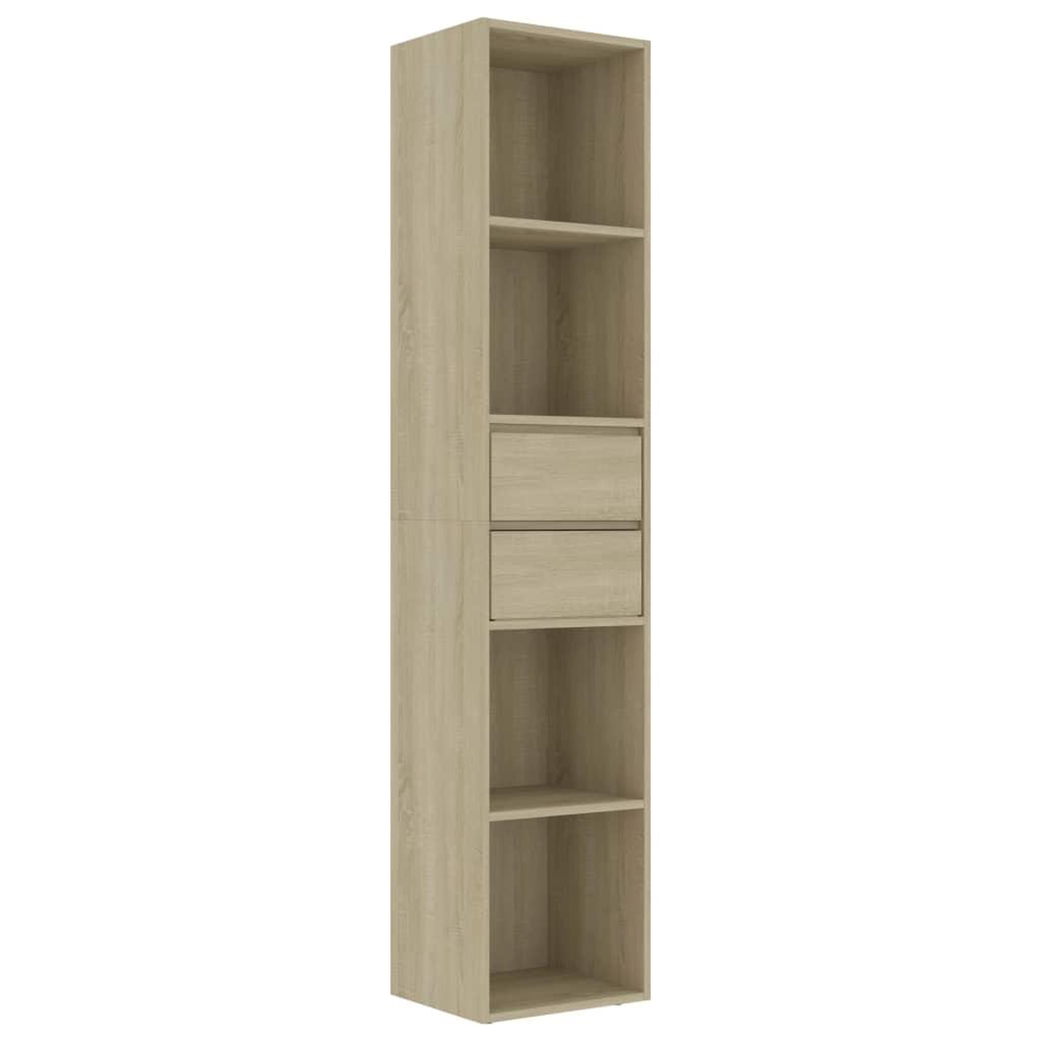Voir la diapositive 2 : VIDAXL Bibliotheque Chene sonoma 36x30x171 cm Bois d'ingenierie