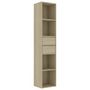 Voir la diapositive 2 : VIDAXL Bibliotheque Chene sonoma 36x30x171 cm Bois d'ingenierie