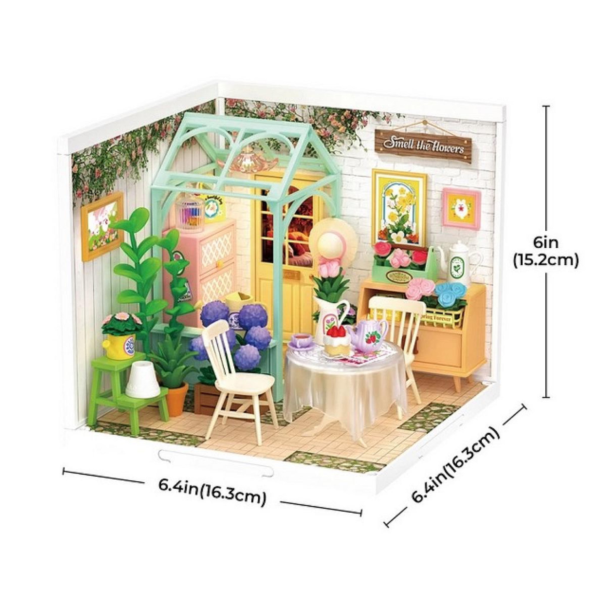 Voir la diapositive 3 : ROBOTIME Maquette - Blooming Tea Garden - Miniaturisme