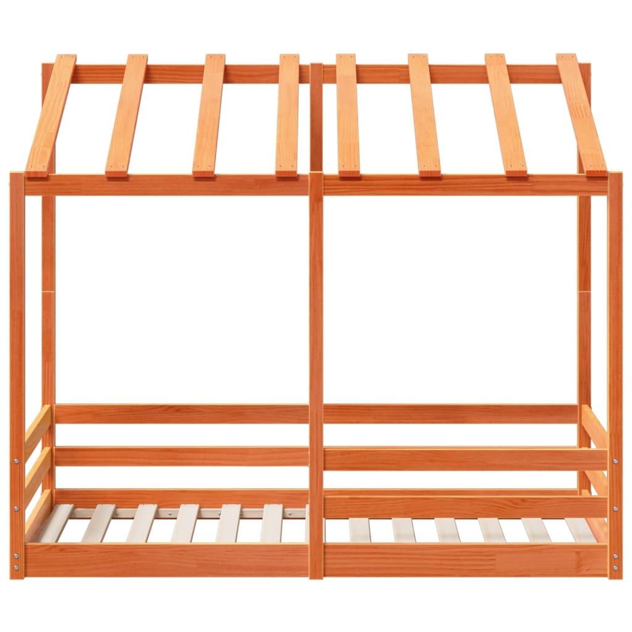 Voir la diapositive 4 : VIDAXL Lit pour enfants sans matelas cire marron 80x160 cm pin massif