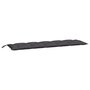 Voir la diapositive 2 : VIDAXL Coussin de banc de jardin anthracite 180x50x7 cm tissu oxford