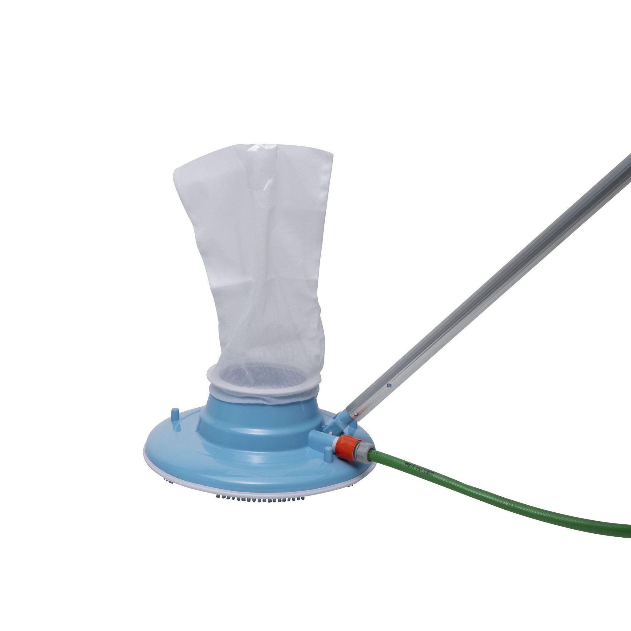 Voir la diapositive 2 : WERKAPRO Aspirateur piscine rond avec filet WERKA PRO