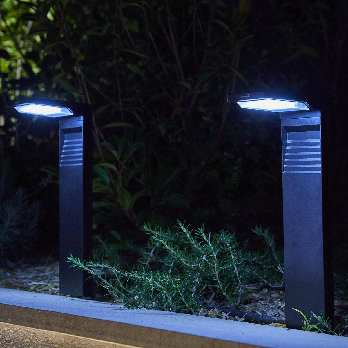 Lumisky Lot de 4 balises solaires OSTRY Noir Plastique 150LM