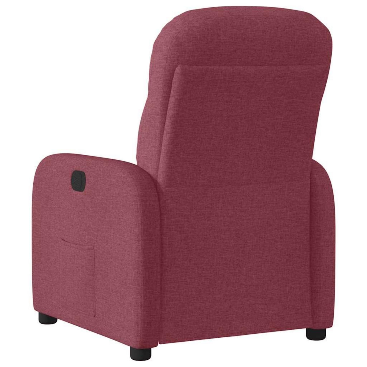 VIDAXL Fauteuil inclinable Rouge bordeaux Tissu