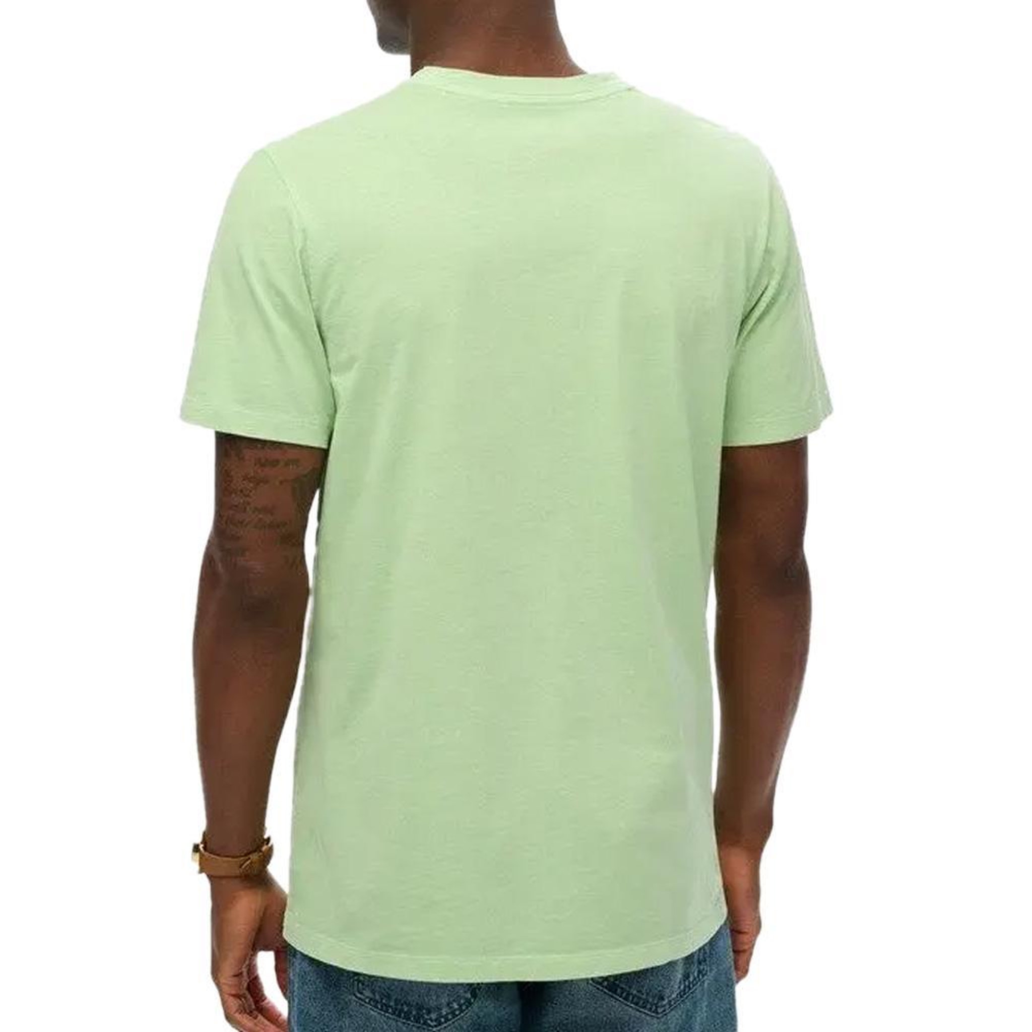 Voir la diapositive 2 : SUPERDRY T-Shirt Vert Homme Superdry Classic Essential