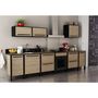 Voir la diapositive 6 : Meuble de cuisine bas 1 porte style industriel L44cm BRICKHOUSE