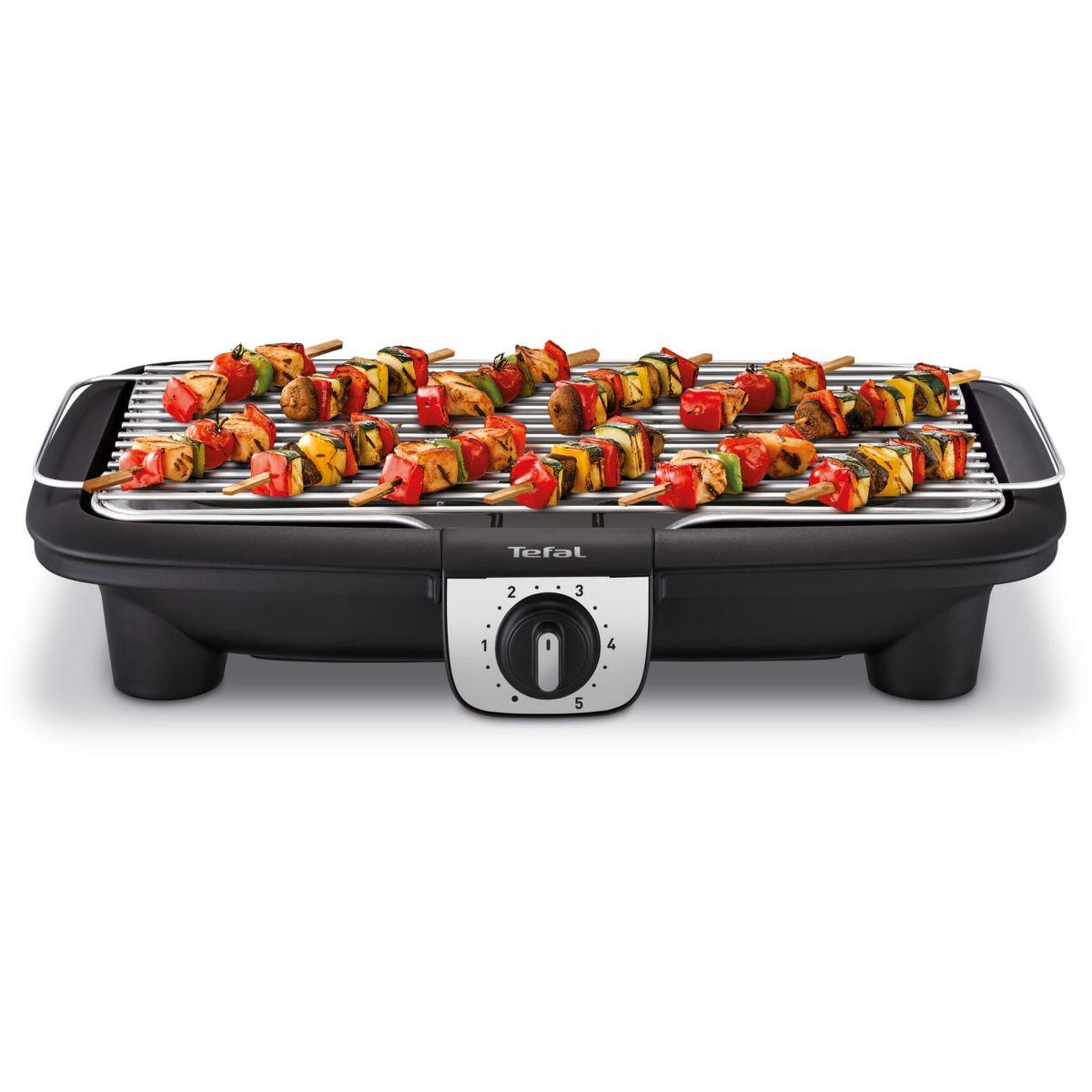 Voir la diapositive 2 : TEFAL Barbecue électrique BG921812 Easygrill XXL sur pieds, 48x26 cm