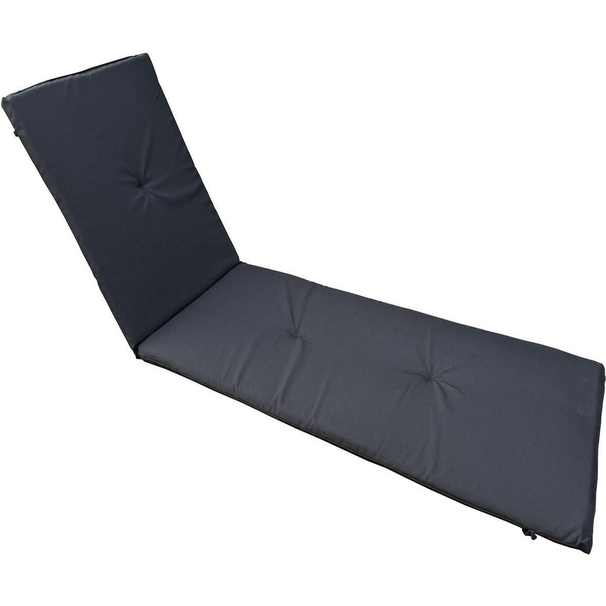 Habitat et Jardin Coussin pour bain de soleil en bois exotique - noir