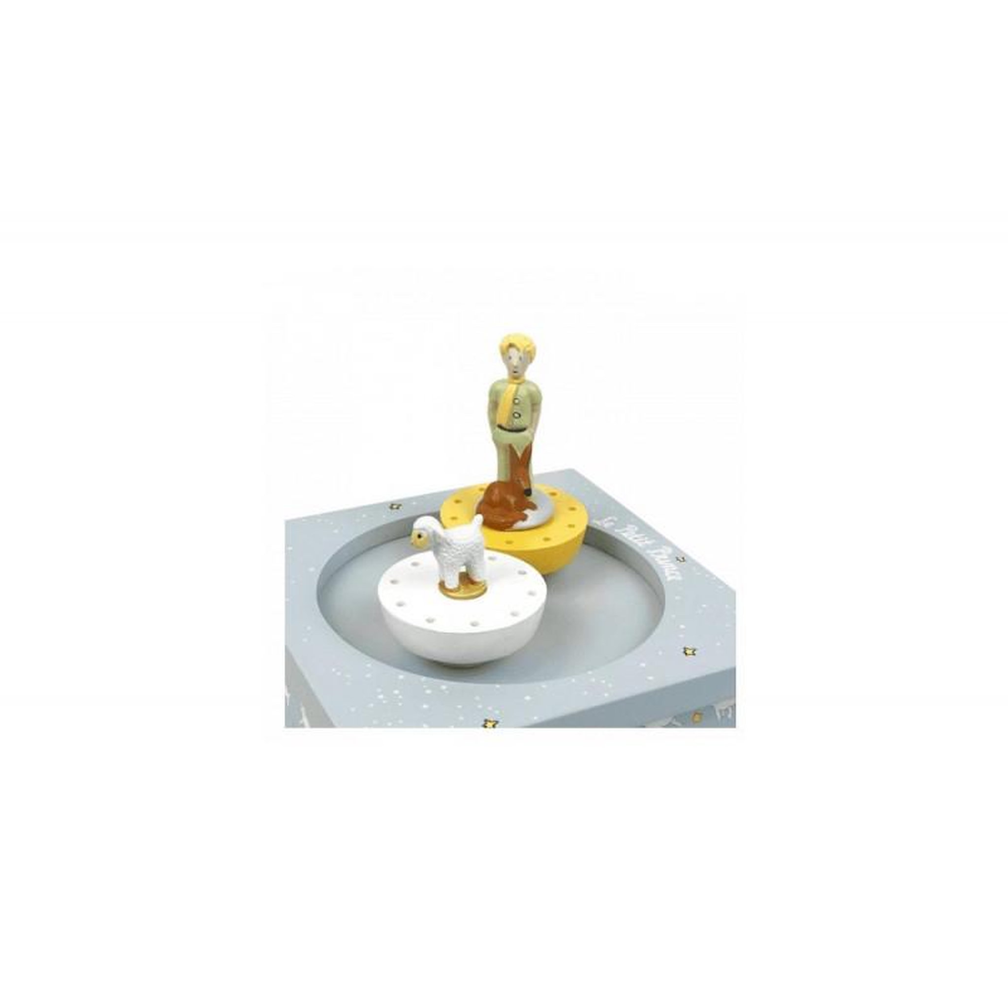 Voir la diapositive 2 : Trousselier Boite à musique avec 2 figurines Trousselier Le petit prince Dancing Bleu ciel