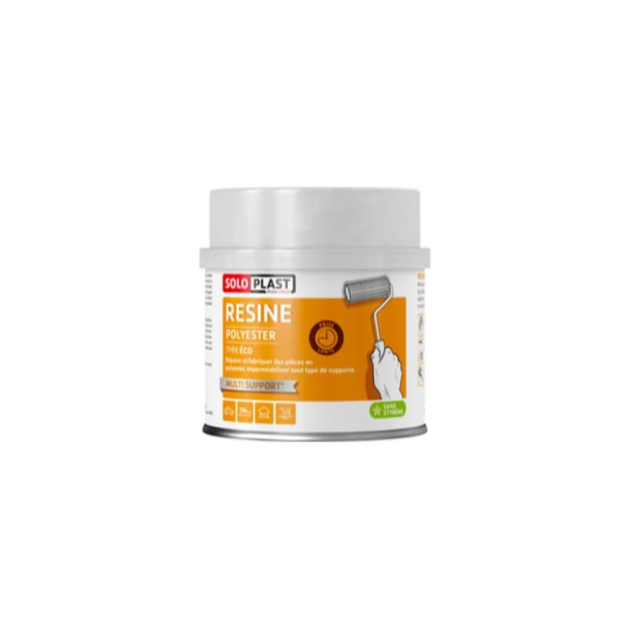 Voir la diapositive 1 : Soloplast Résine polyester type eco Soloplast 500g