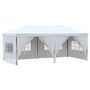 Voir la diapositive 2 : VIDAXL Tente de reception pliable avec parois Blanc 3x6 m