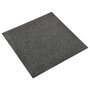 VIDAXL Dalles de tapis de sol 20 pcs 5 m^2 50x50 cm Anthracite