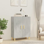 VIDAXL Buffet Gris beton 70x34x90 cm Bois d'ingenierie