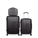 HERO HERO - Lot de 3 - Valise weekend, valise cabine et vanity CORONADO. Coloris disponibles : Gris