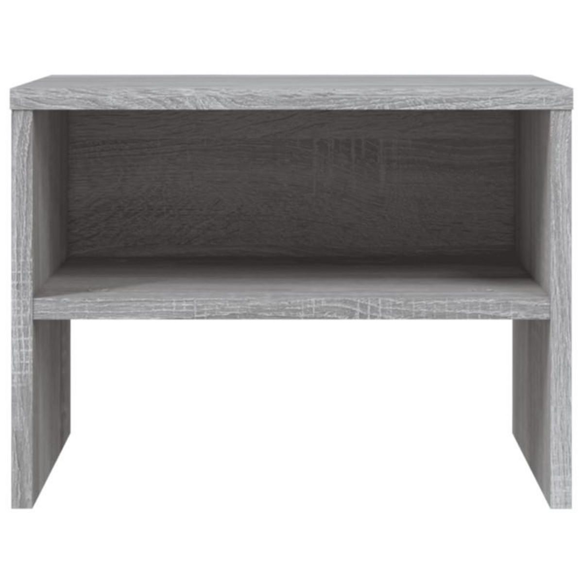 VIDAXL Tables de chevet 2 pcs Sonoma gris 40x30x30cm Bois d ingénierie