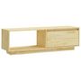Voir la diapositive 2 : VIDAXL Meuble TV 110x30x33,5 cm Bois de pin massif