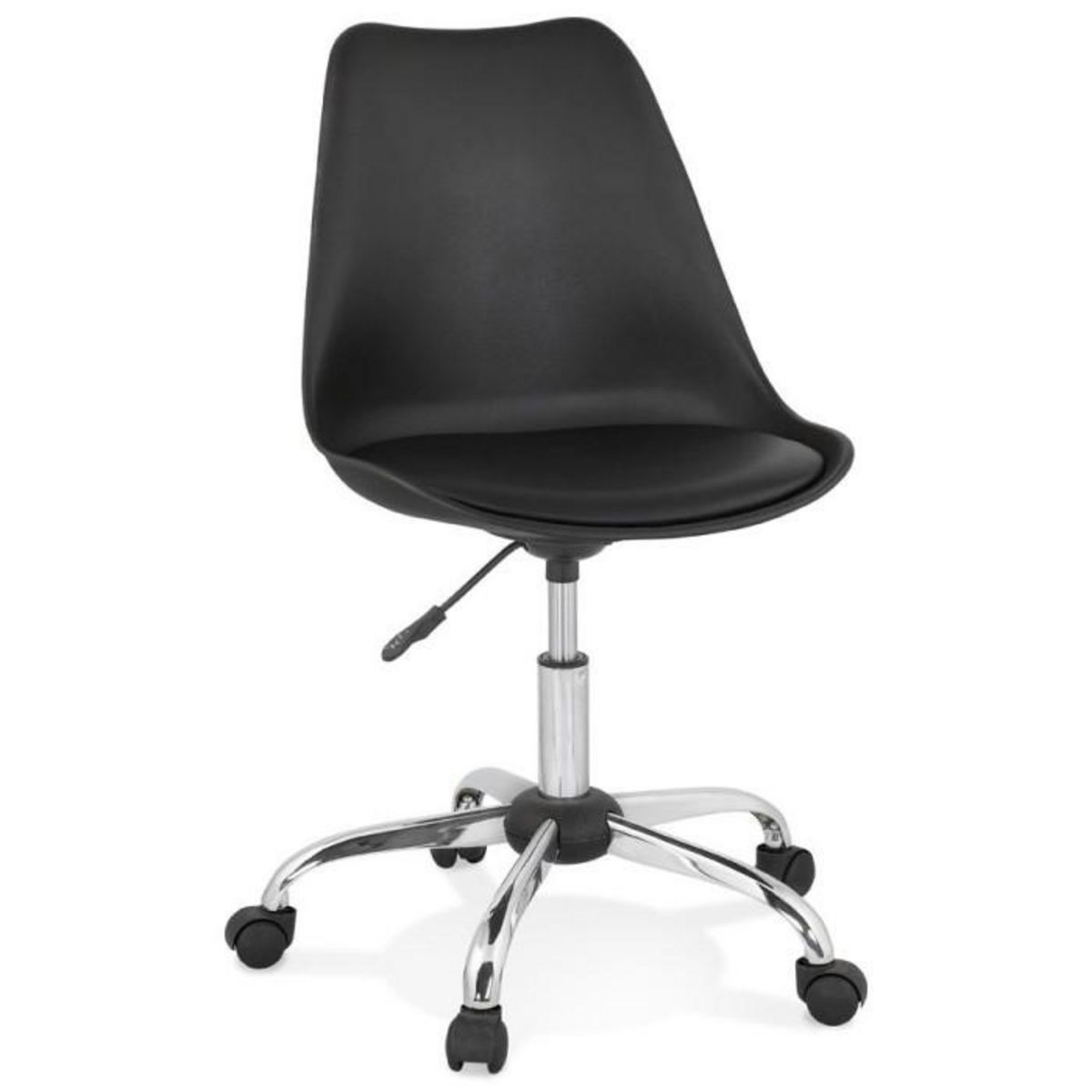 Paris Prix Chaise de Bureau Design  Amidon  81cm Noir