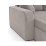 Voir la diapositive 5 : BEST MOBILIER Valos - canapé panoramique en u - 7 places - convertible avec coffres - en velours côtelé