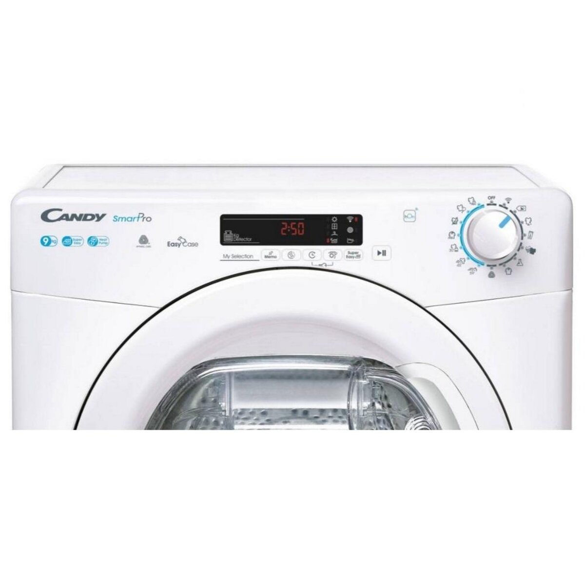 Candy Sèche-linge pompe à chaleur avec condenseur 9kg - CSOEH9A2DE-S