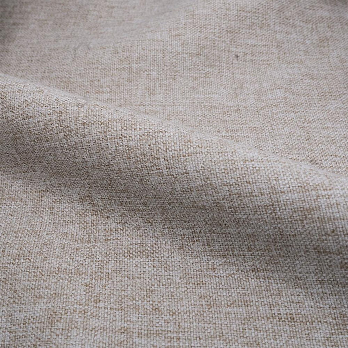 Rendez vous déco Lot de 2 chaises en tissu gris clair et pieds en métal - Chiara