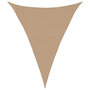 Voir la diapositive 2 : VIDAXL Voile d'ombrage 160 g/m^2 Taupe 3x4x4 m PEHD