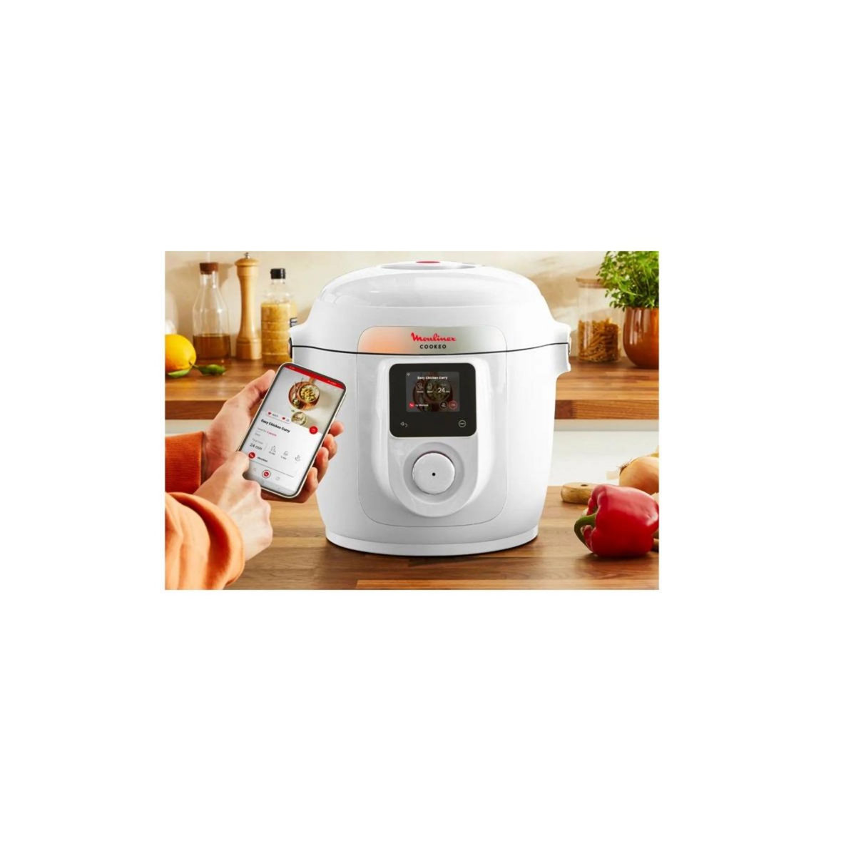 MOULINEX Multicuiseur intelligent 6l blanc - CE952110