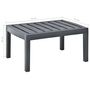 Voir la diapositive 6 : VIDAXL Table de jardin Anthracite 78x55x38 cm Plastique
