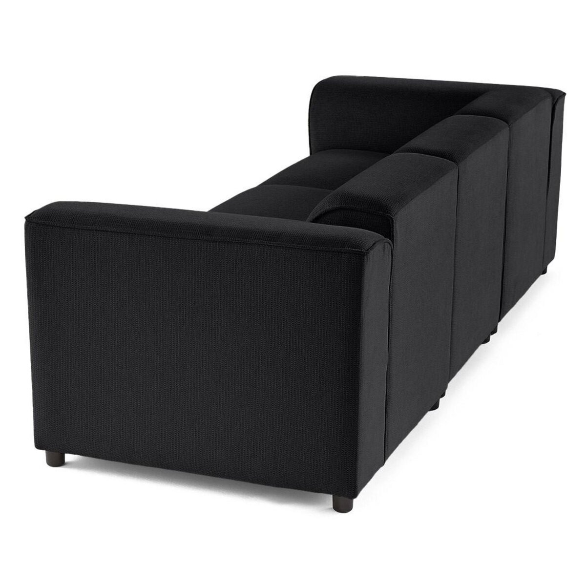 LISA DESIGN Suaro - canapé modulable 3 places en tissu texturé