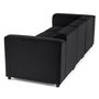 Voir la diapositive 6 : LISA DESIGN Suaro - canapé modulable 3 places en tissu texturé