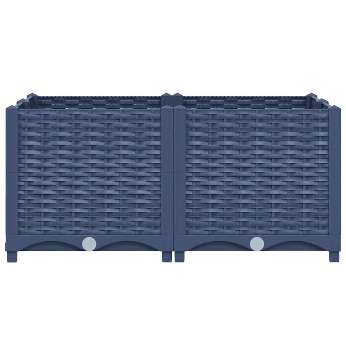 VIDAXL Lit sureleve 80x80x38 cm Polypropylene